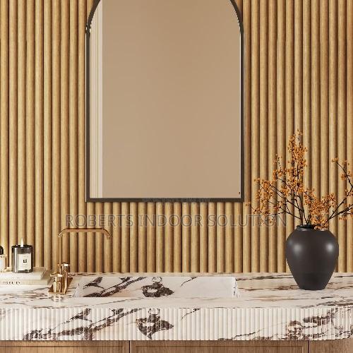 Vertical Fluted Striped Wallpaper - main view