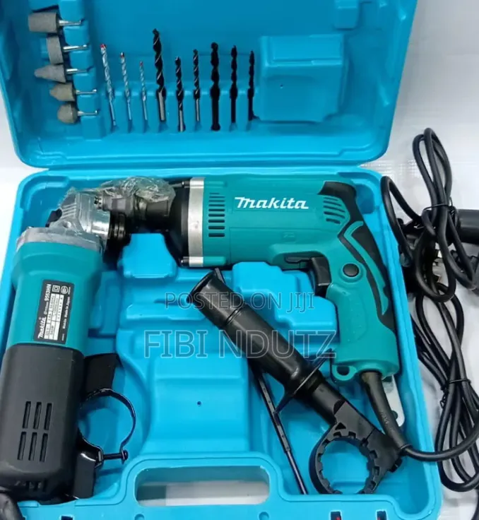 Makita Combo(Angle Grinder and Electric Drill)