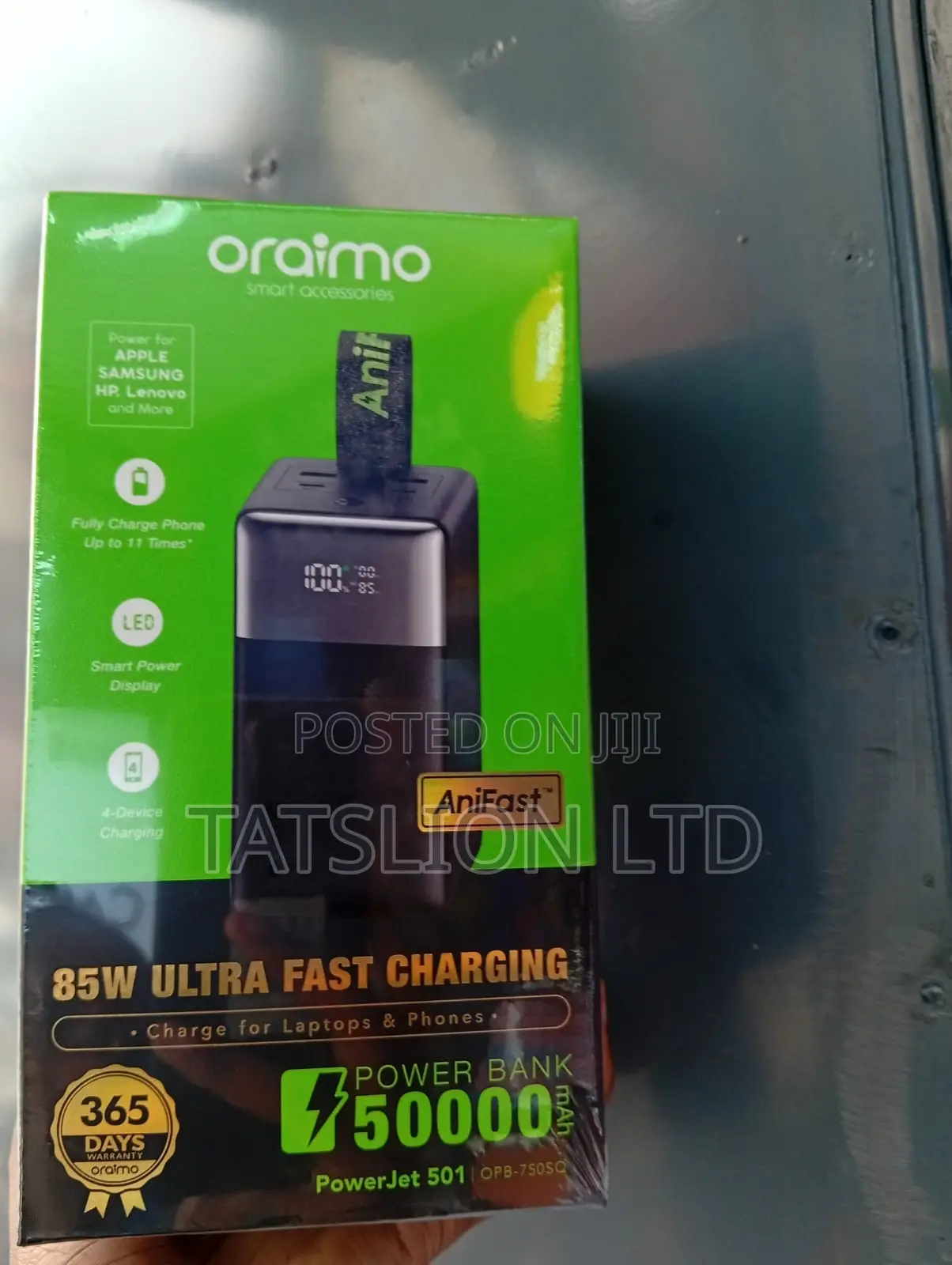 Oraimo Power Bank 50000mah ,85w