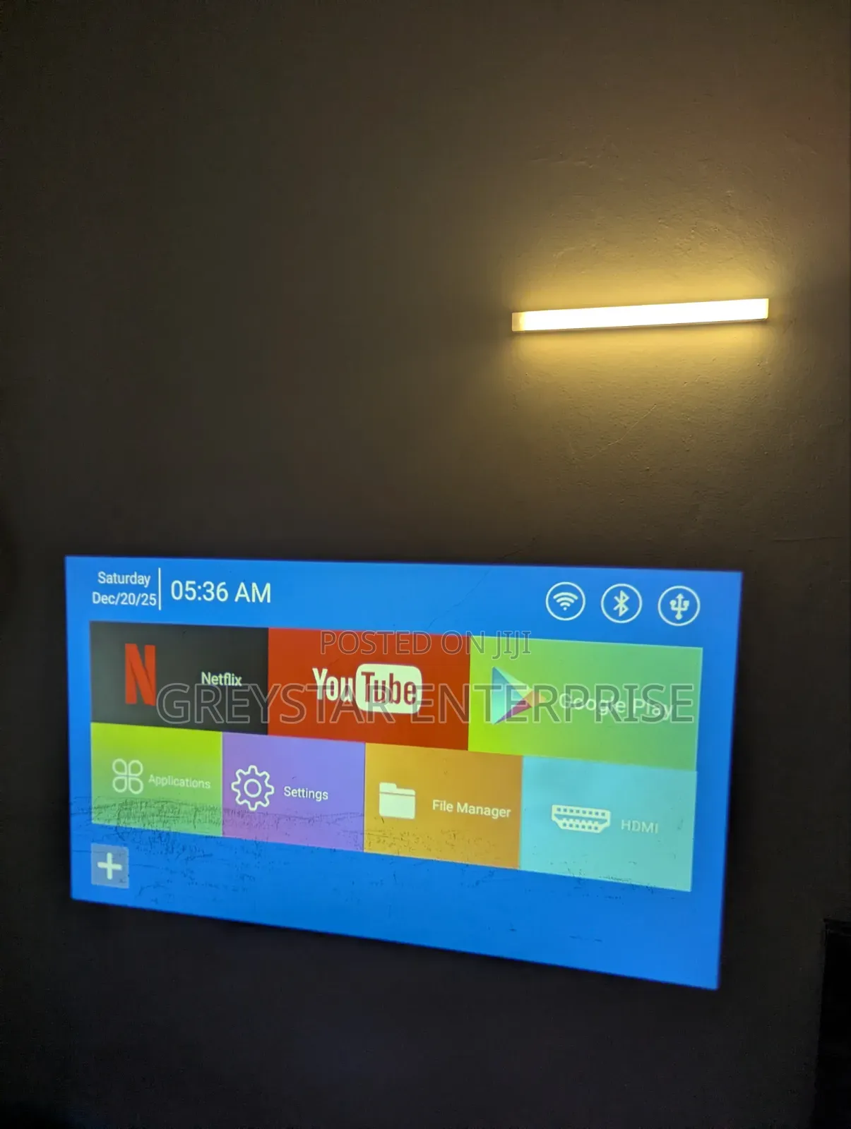 Led Portable Smart Android Projector Wifi Projector 1080p Ulta Hd