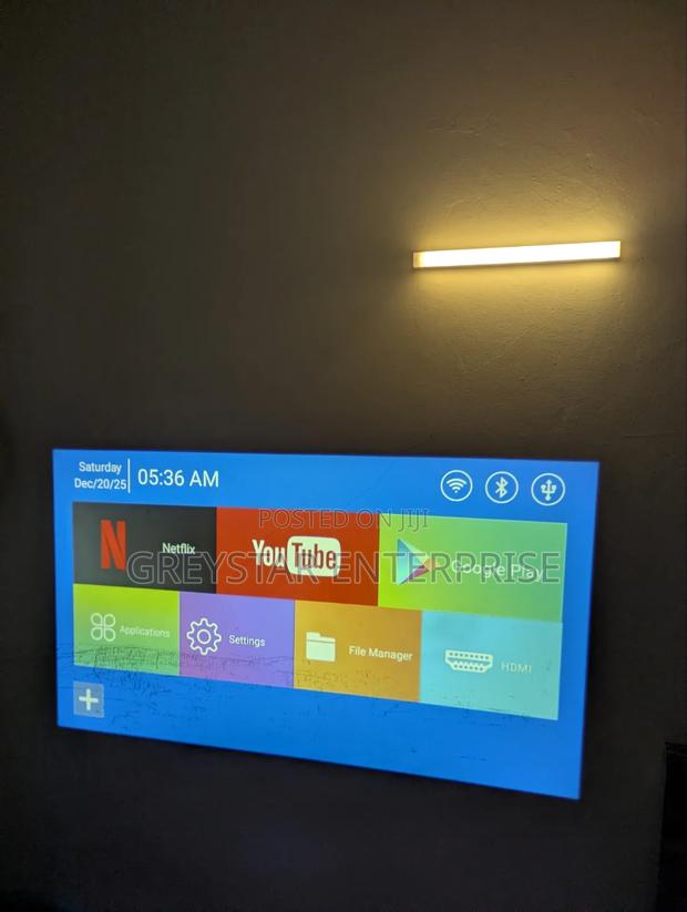 Led Portable Smart Android Projector Wifi Projector 1080p Ulta Hd - thumbnail 3