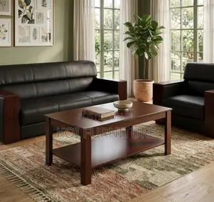 Coffee Table; Executive Mahogany Office Reception Office Coffee Table