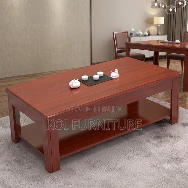 Coffee Table; Executive Mahogany Office Reception Office Coffee Table - thumbnail 4