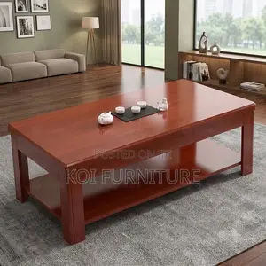 Coffee Table; Executive Mahogany Office Reception Office Coffee Table