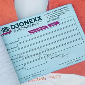 Customized Receipt Books