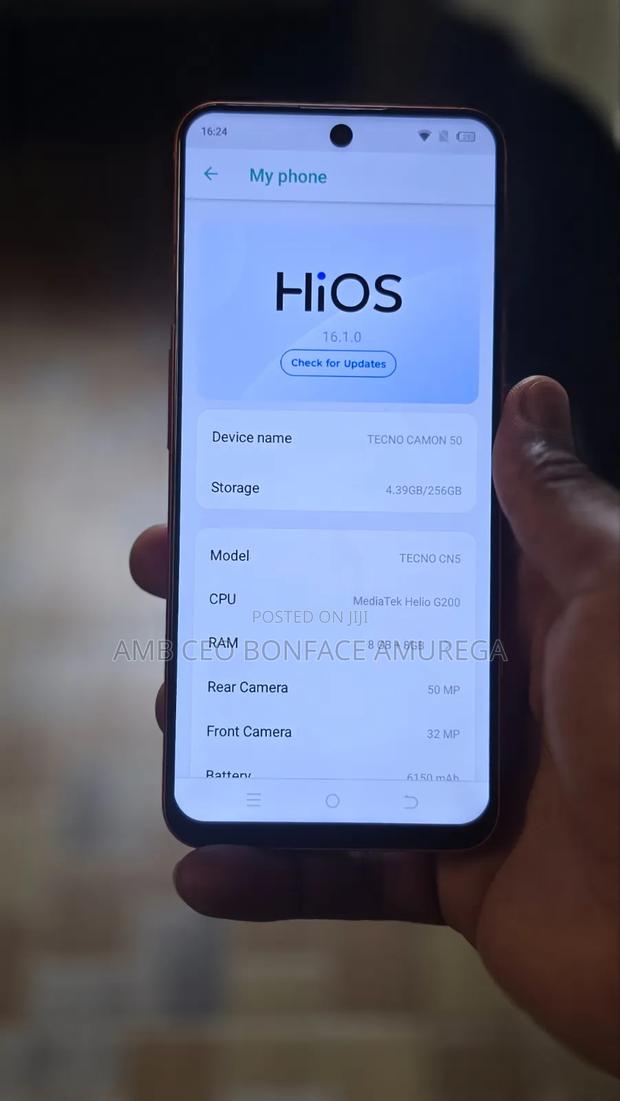 Tecno Camon 50 256 GB Orange - thumbnail 3