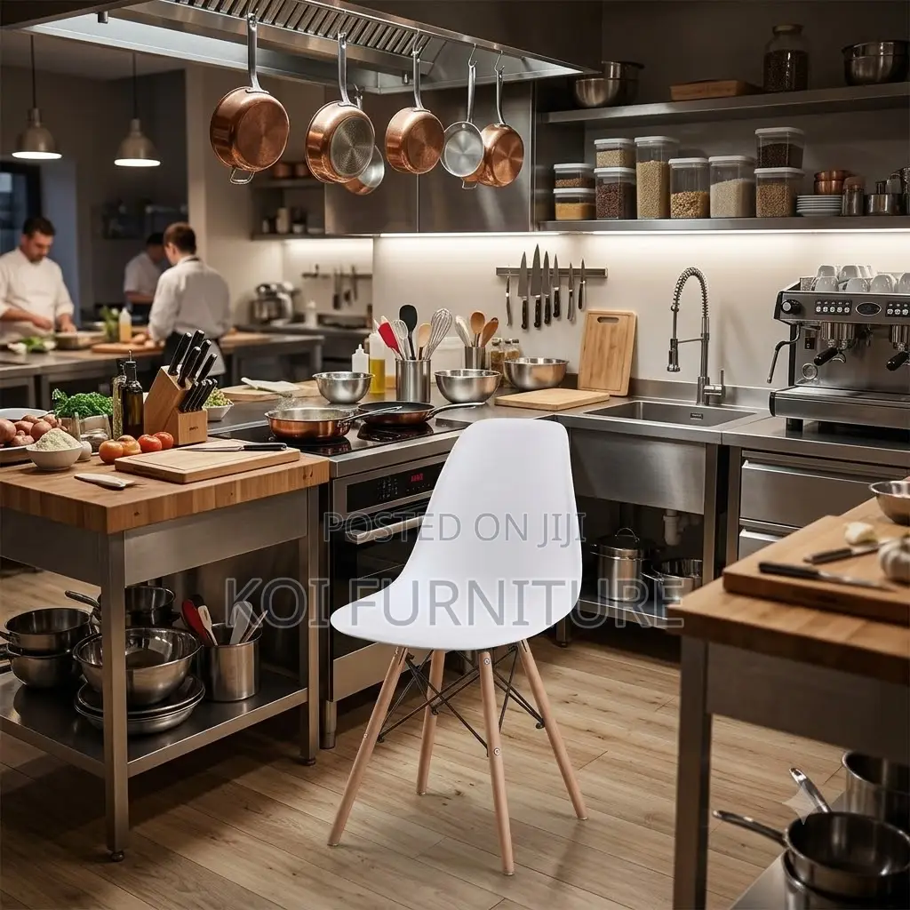 Dining Chairs; New Modern Eames Chair With Wooden Sturdy Legs