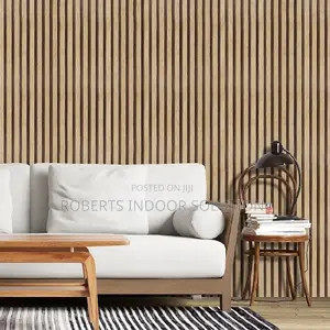 Scratch-Resistant Fluted Panel Wallpaper