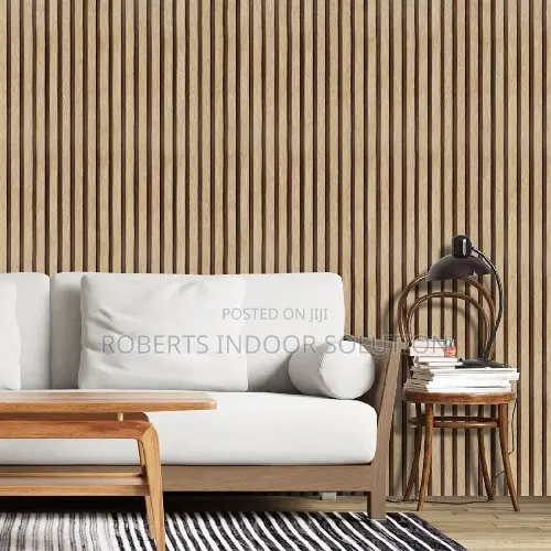 Scratch-Resistant Fluted Panel Wallpaper