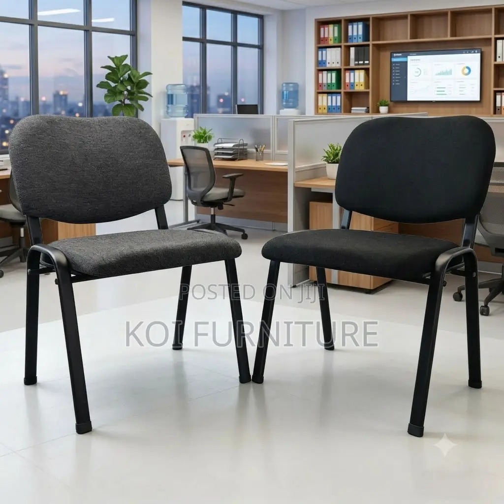 Office Chairs; Armless Office Visitors Tosca Reception Chair