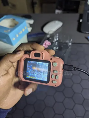 Kids Camera Pink and Blue Music Game Kids Gift Video Photo, Kid Cam