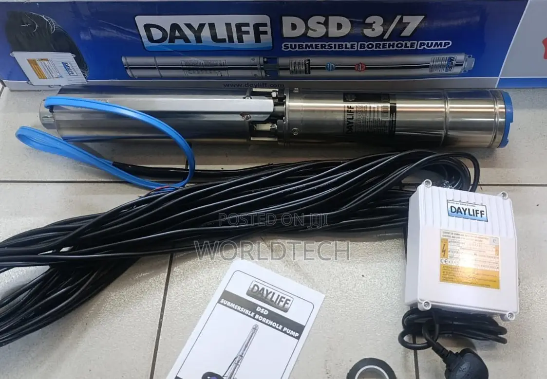 Dayliff DSD 3/7 Borehole Pump/DSD 3/7with Control Box Water Pump