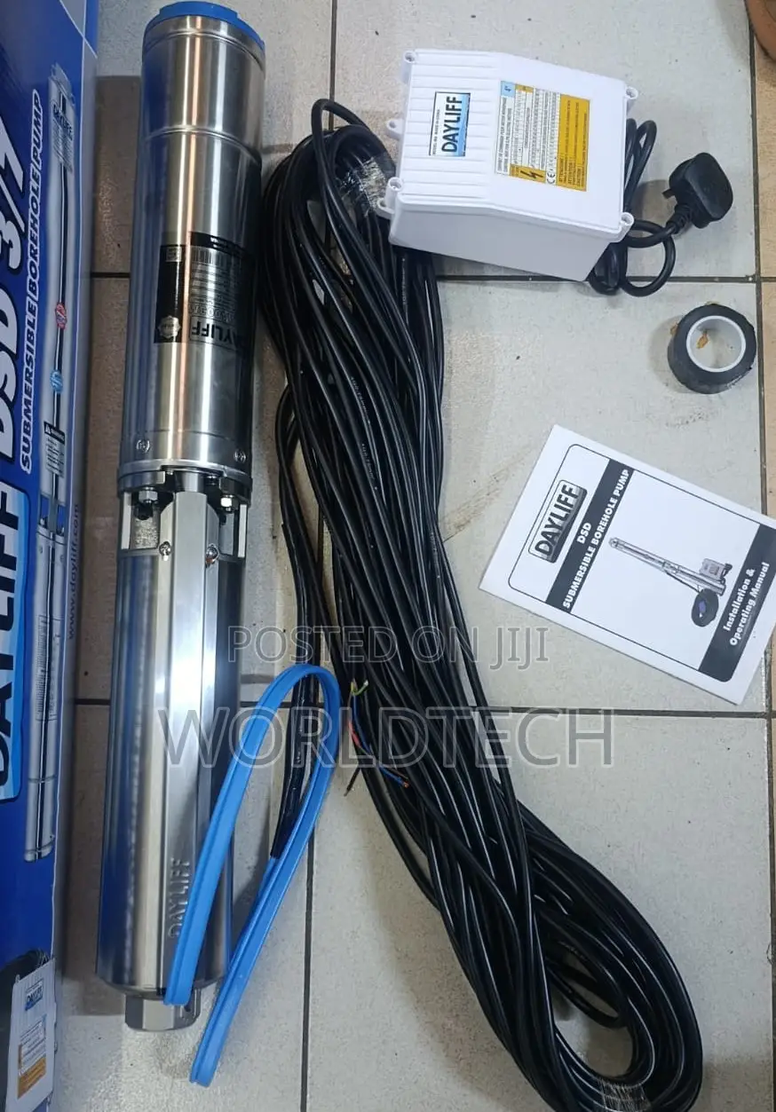 Dayliff DSD 3/7 Borehole Pump/DSD 3/7with Control Box Water Pump