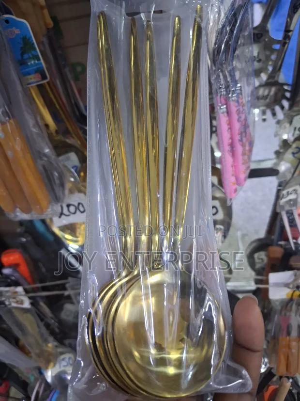 Classic Gold Soup Spoons