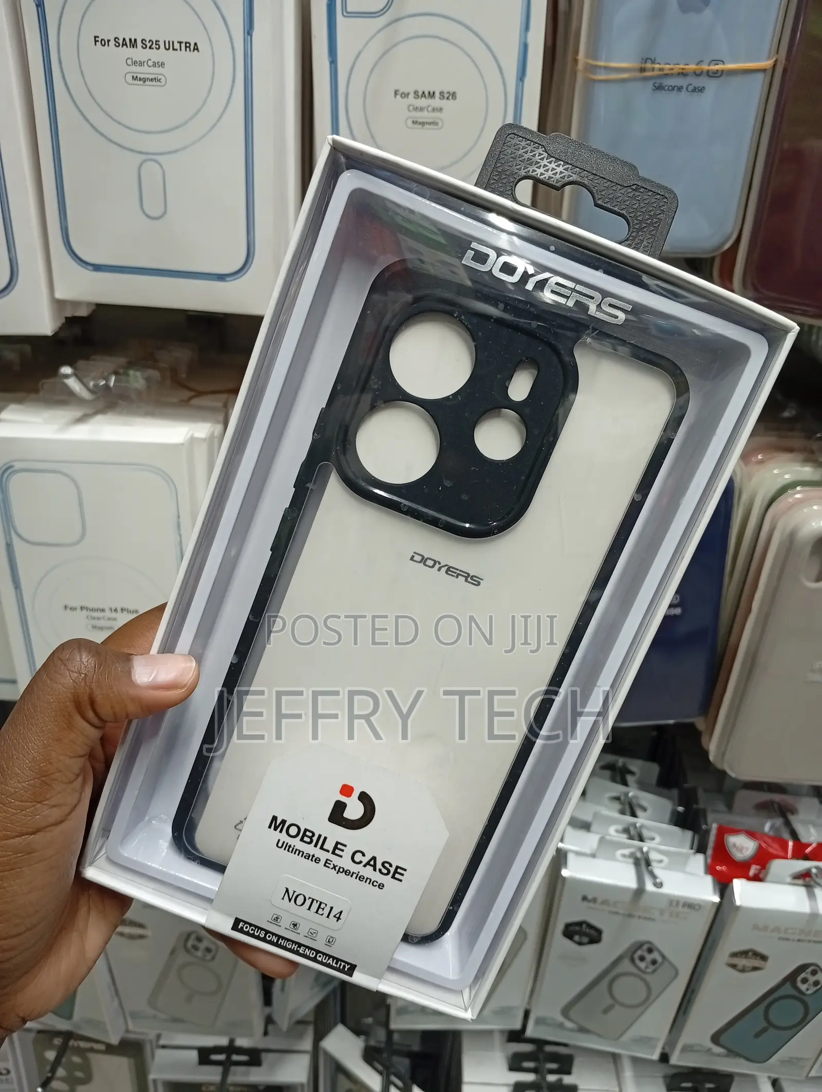 Doyers Clear Phone Case Designed for the Note 14
