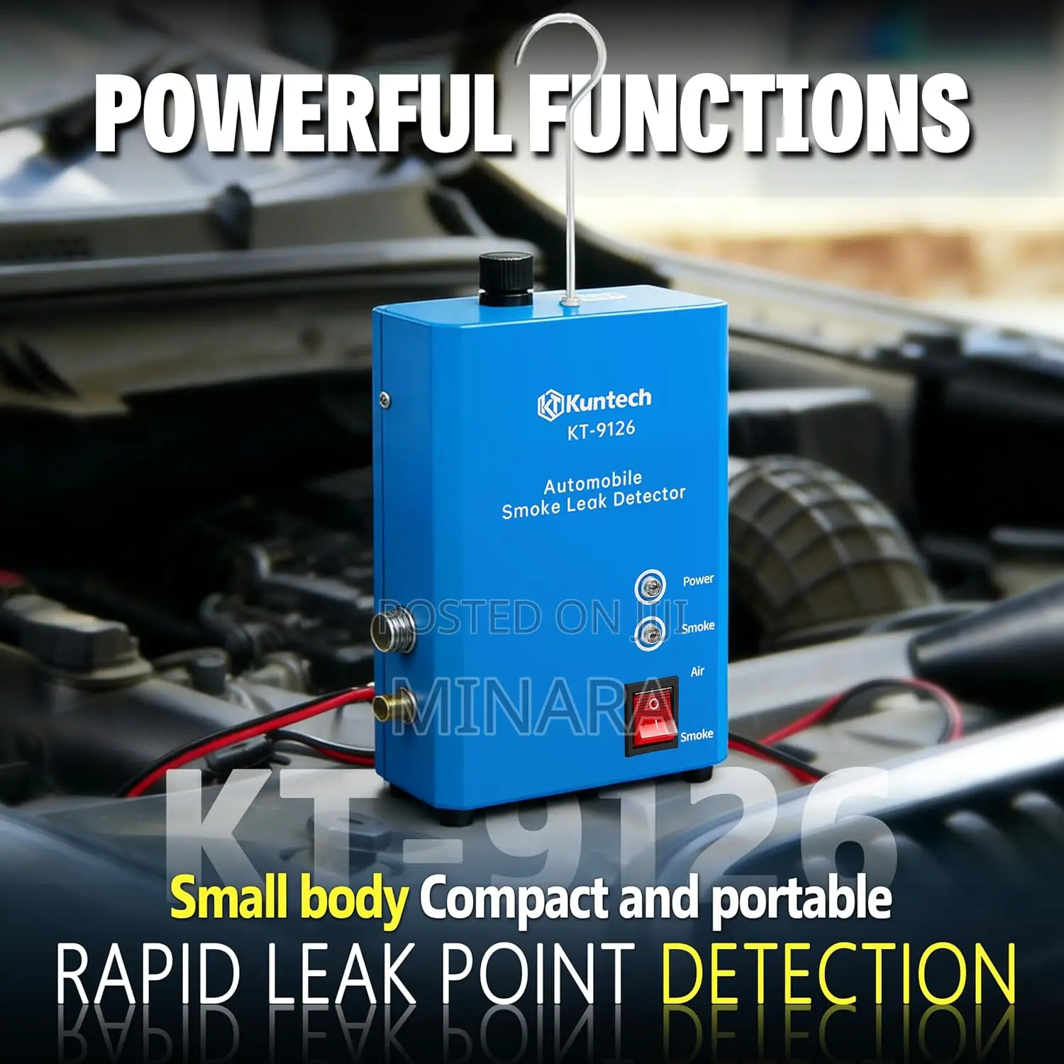 Automotive Smoke Leak Detector Kit, Evap System Leak Tester, 12v