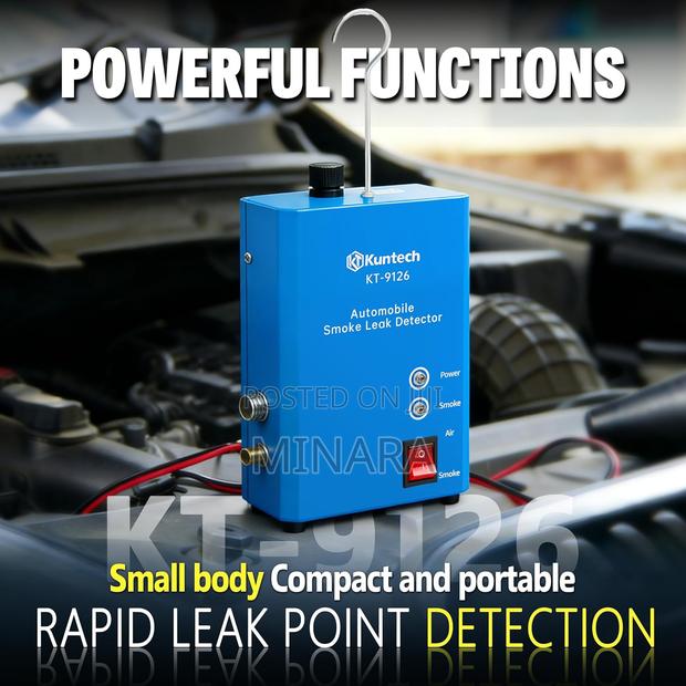Automotive Smoke Leak Detector Kit, Evap System Leak Tester, 12v - thumbnail 2