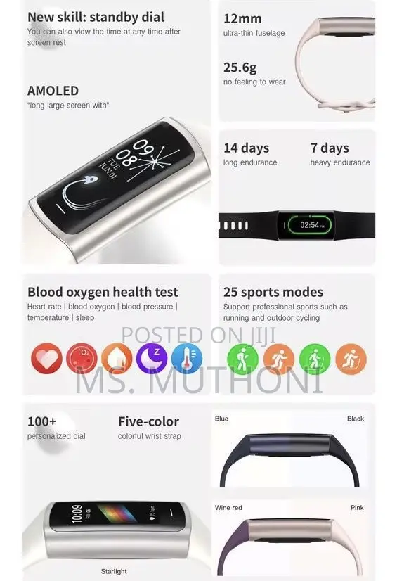 Fitness Tracker Ft 25 Sports Modes