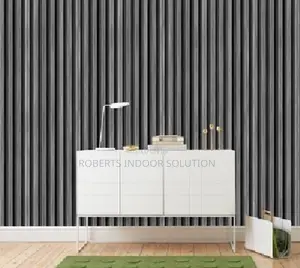 Timeless, Height-Enhancing Fluted Wallpaper