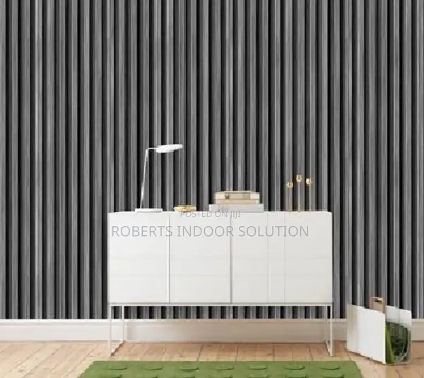 Timeless, Height-Enhancing Fluted Wallpaper