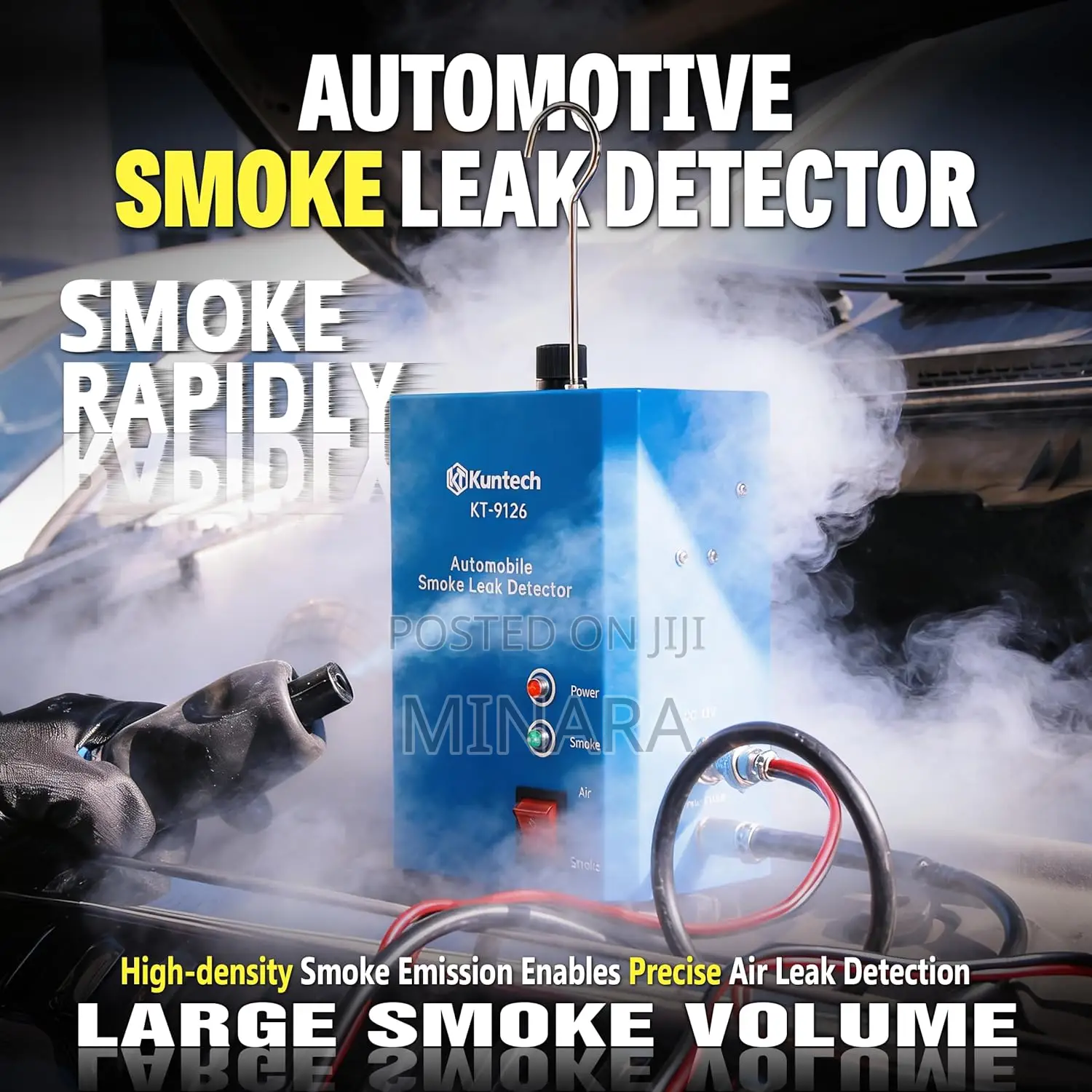 Automotive Smoke Leak Detector Kit, Evap System Leak Tester, 12v