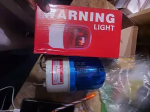 Blue Led Warning Light Beacon, Model Lte-1101