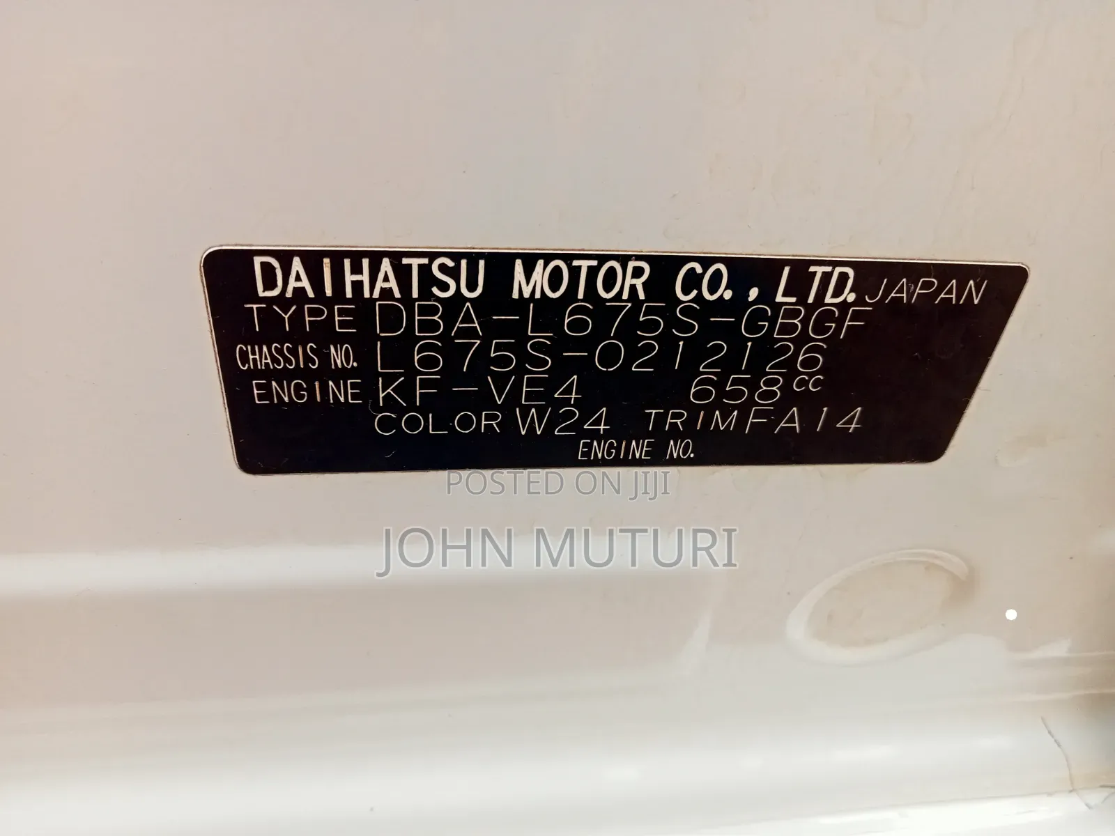 Daihatsu Cuore 2016 White