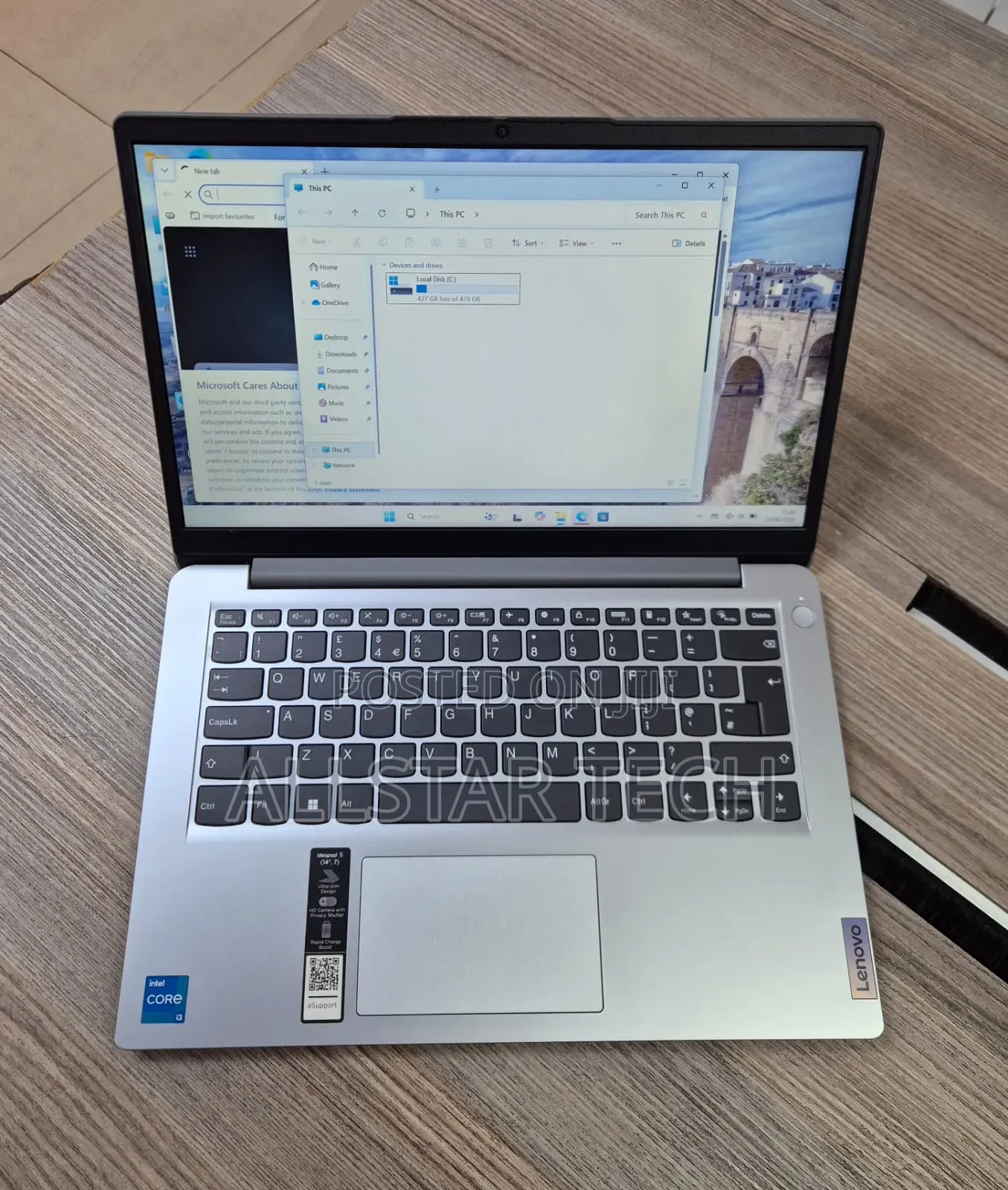 Laptop Lenovo IdeaPad 1 8GB Intel Core i3 SSD 512GB