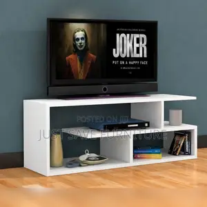 Modern White Tv Stand / Entertainment Unit – KSH 4,500
