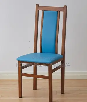 Home Chair: Mahogany Padded Leather Chair