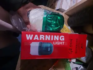 Green LTD-1101j Led Warning Light With a Rotating Beacon