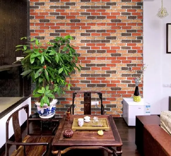 Faux-Brick Appearance Wallpaper