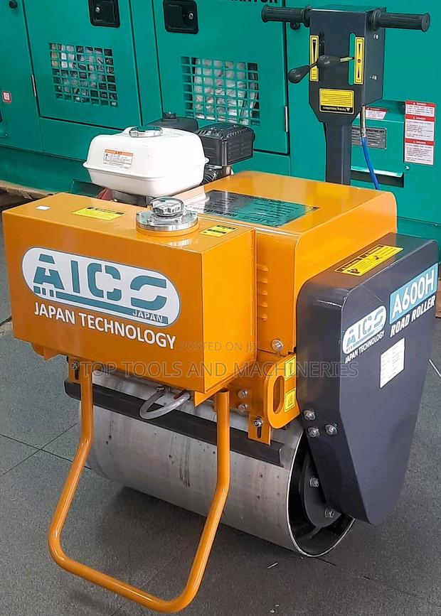 Aico Japan Single Drum Roller With a Honda Gx160 Petrol Engine