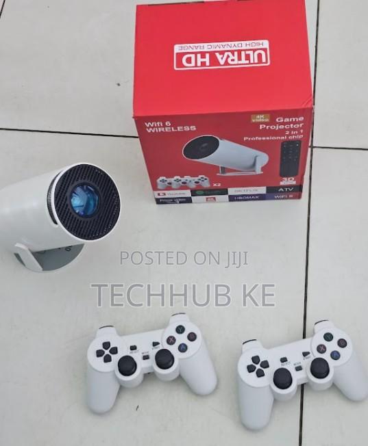 Game Projector Hy300 2in1 Projector With 2 Wireless Game Controllers - thumbnail 2