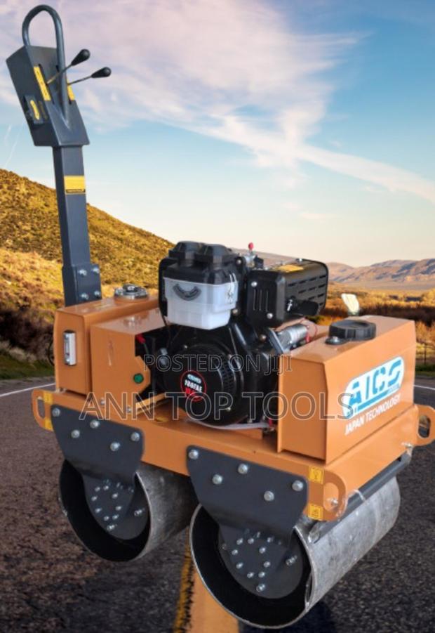 A600dd Aico Japan Double Drum Roller With 186f 10hp Diesel Engine