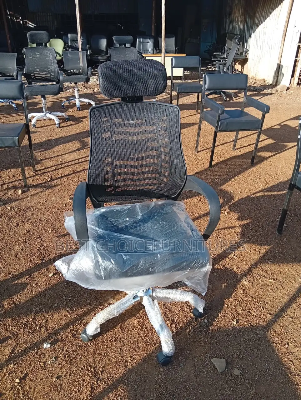 Headrest Mesh Office Chair