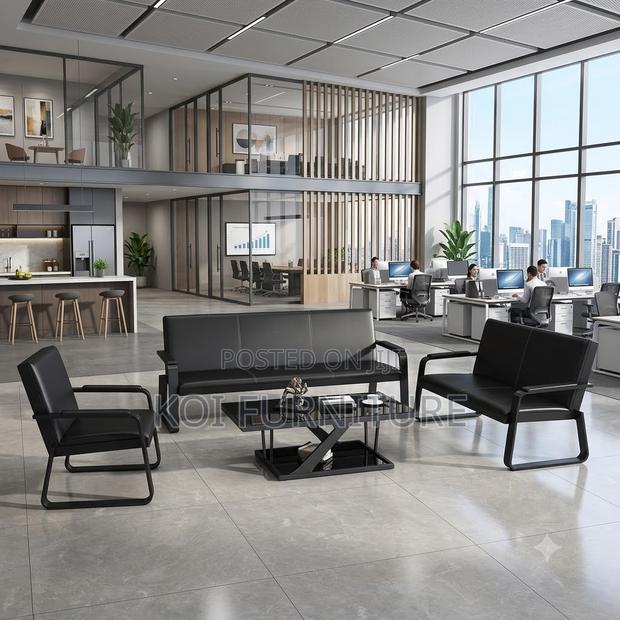 Office Sofa; Five Seaters Professional Office Executive Sofa Set - thumbnail 4