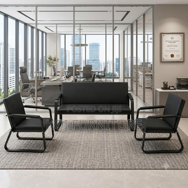 Office Sofa; Five Seaters Professional Office Executive Sofa Set - thumbnail 2