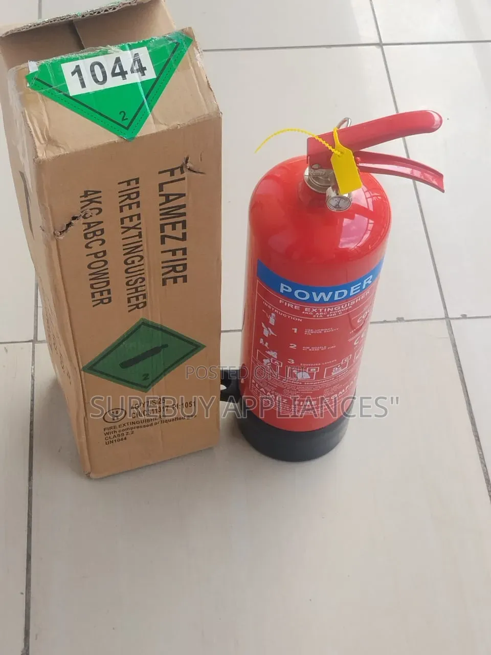 Portable 4kg Abc Dry Powder Fire Extinguisher