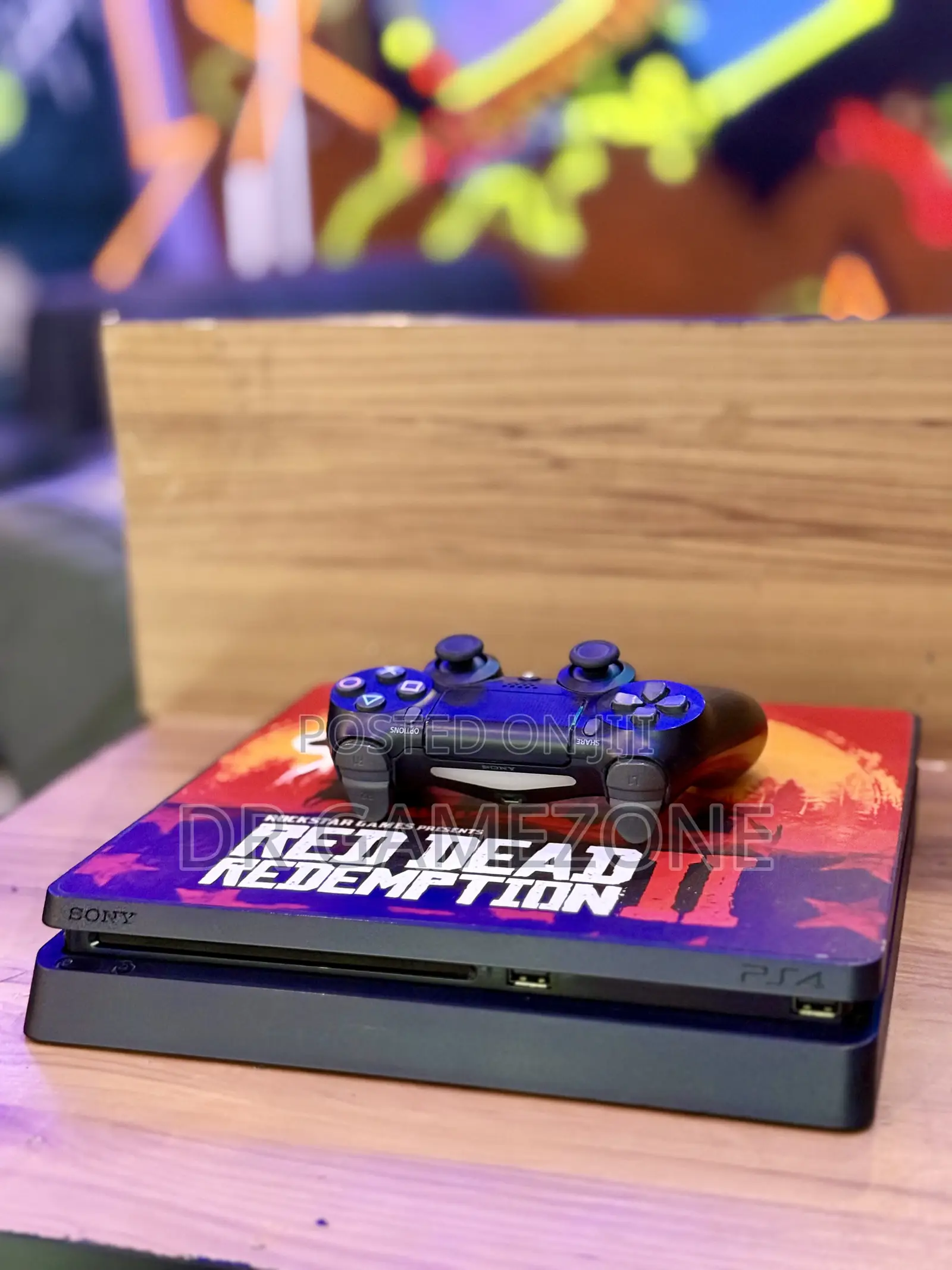 Slightly Used Ps4 Slim Chipped Version 9.00 ( 9 Games Installed )