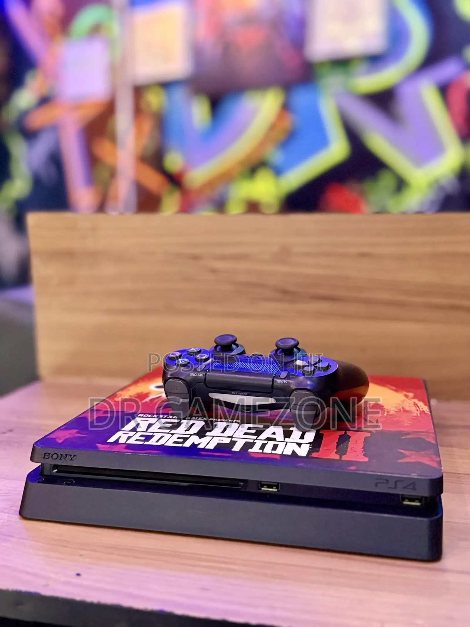 Slightly Used Ps4 Slim Chipped Version 9.00 ( 9 Games Installed )