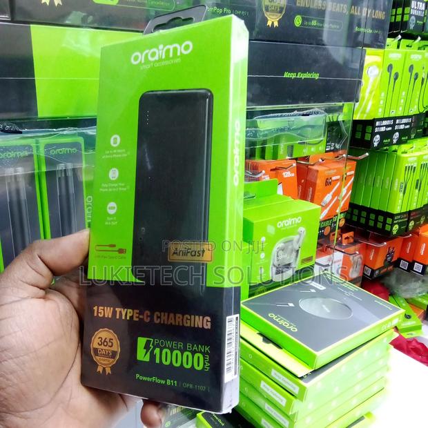 10000mah Oraimo Powerbank Portable Powerbank With Type C Free Cable