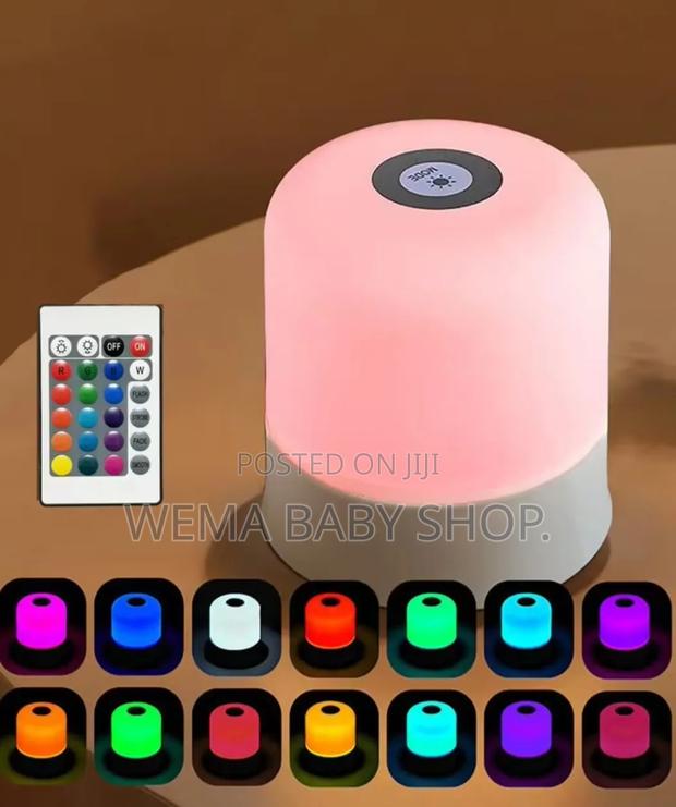 Remote Controlled 16-Color RGB Led Night Light/Nursing Night Light - thumbnail 3