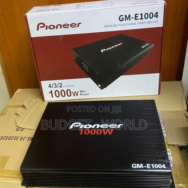 Pioneer Ge-1004 High-Power 4-Channel Amplifier for Car Audio Systems