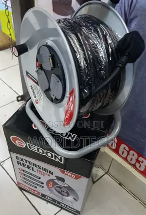 Edon 25m Extension Reel/25m 2.5mm Electric Cable Reel