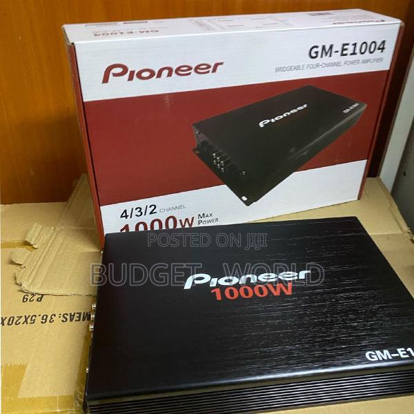 . Pioneer Ge-1004 Heavy-Duty 4-Channel Car Stereo Amplifier