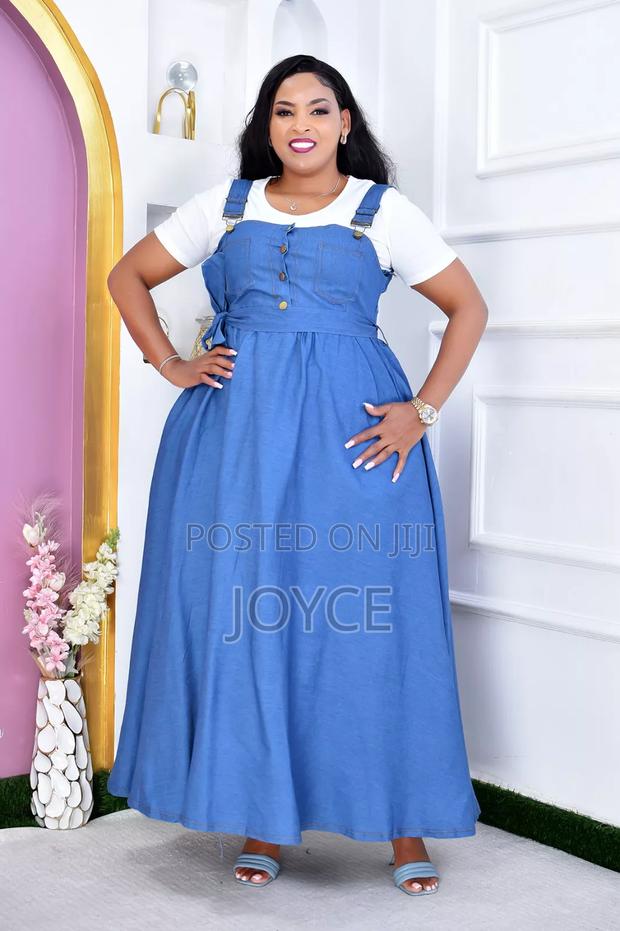 Denim Dress Dungaree Set - thumbnail 2
