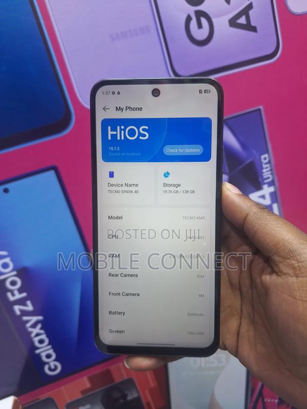 Tecno Spark 40 128 GB Blue - thumbnail 2