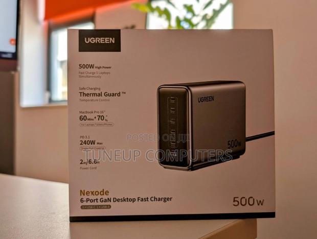 Ugreen Gan 500w Desktop Fast Charger (6-Port) Uk