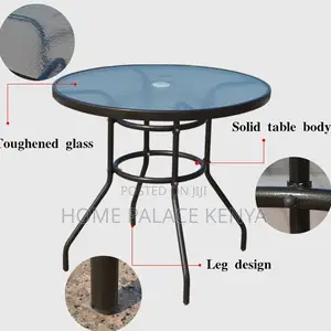 Outdoor Set: High Back Teslin Fabric Steel Set